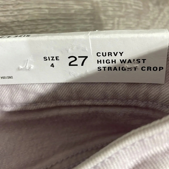 NWT LOFT Curvy High Waist Straight Crop Denim Jeans made and loved 4 / 27 - Picture 12 of 16